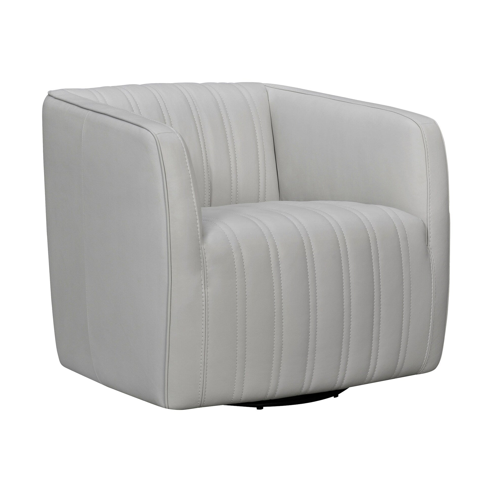 Aries Leather Swivel Chair