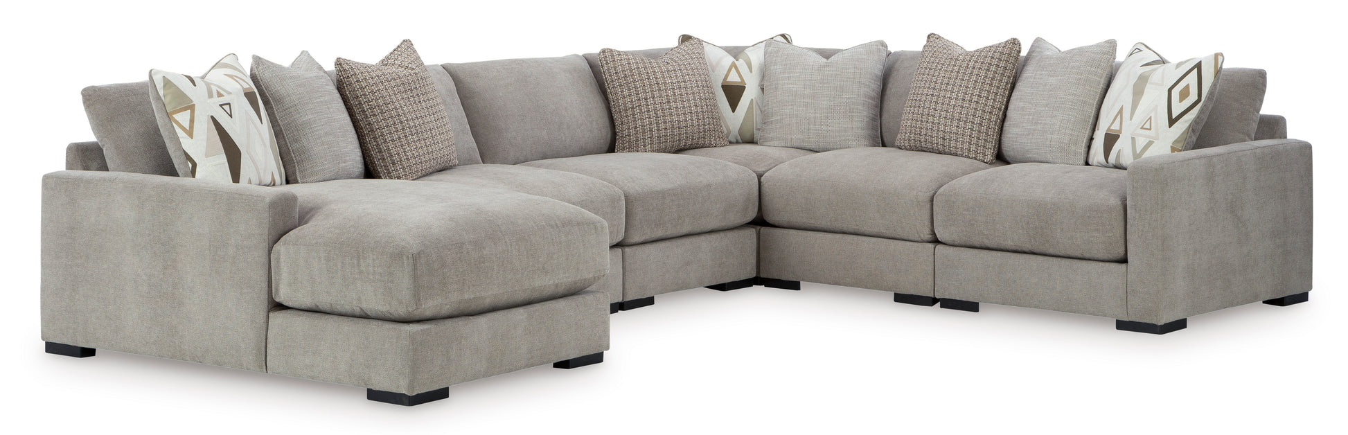 Aslan Court 6-Piece Sectional with Chaise
