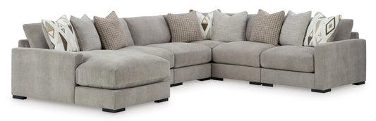 Aslan Court 6-Piece Sectional with Chaise