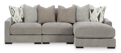 Aslan Court 3-Piece Sofa Sectional with Chaise
