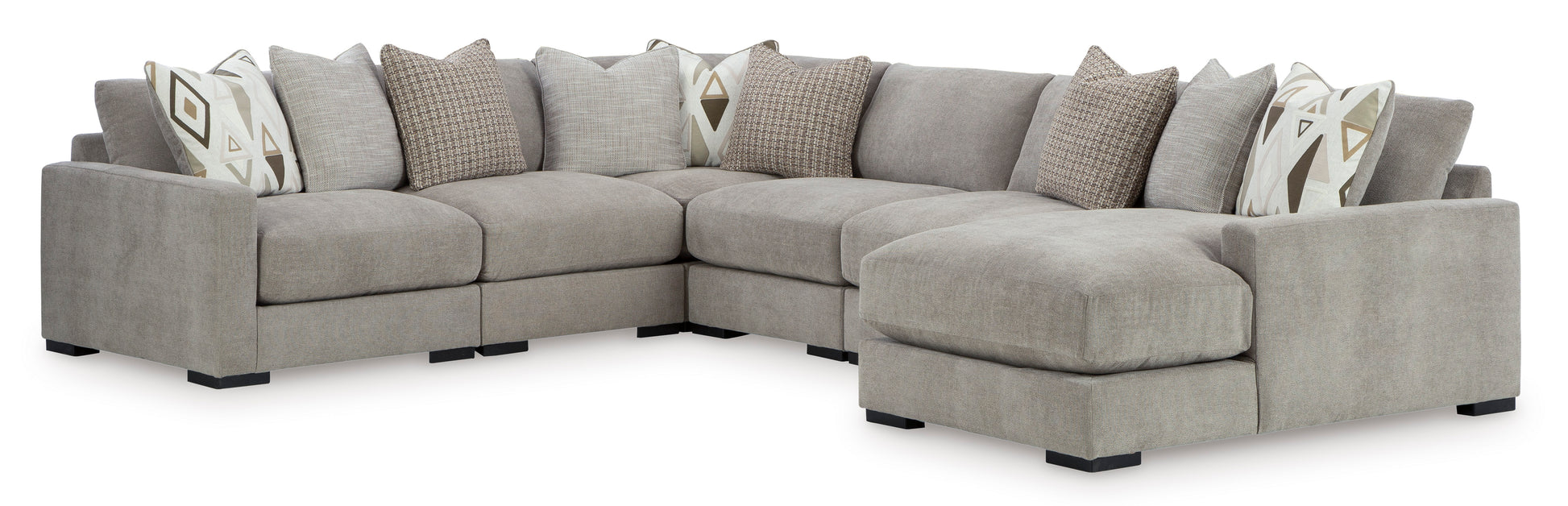 Aslan Court 6-Piece Sectional with Chaise