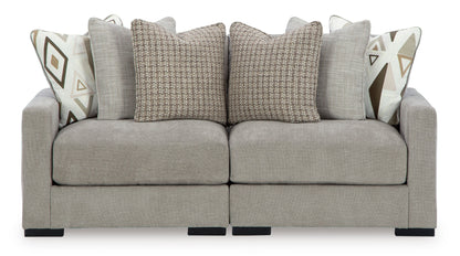 Aslan Court 2-Piece Loveseat Sectional