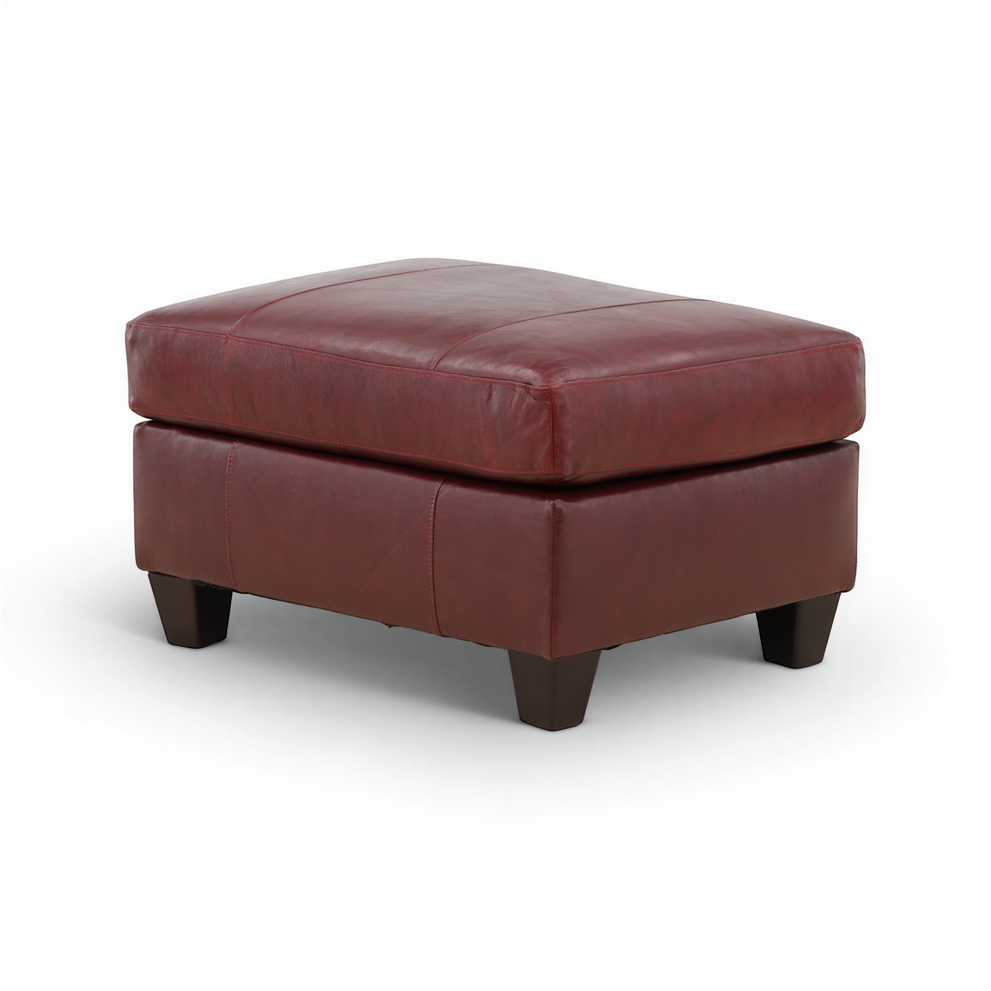Marcellus Leather Ottoman