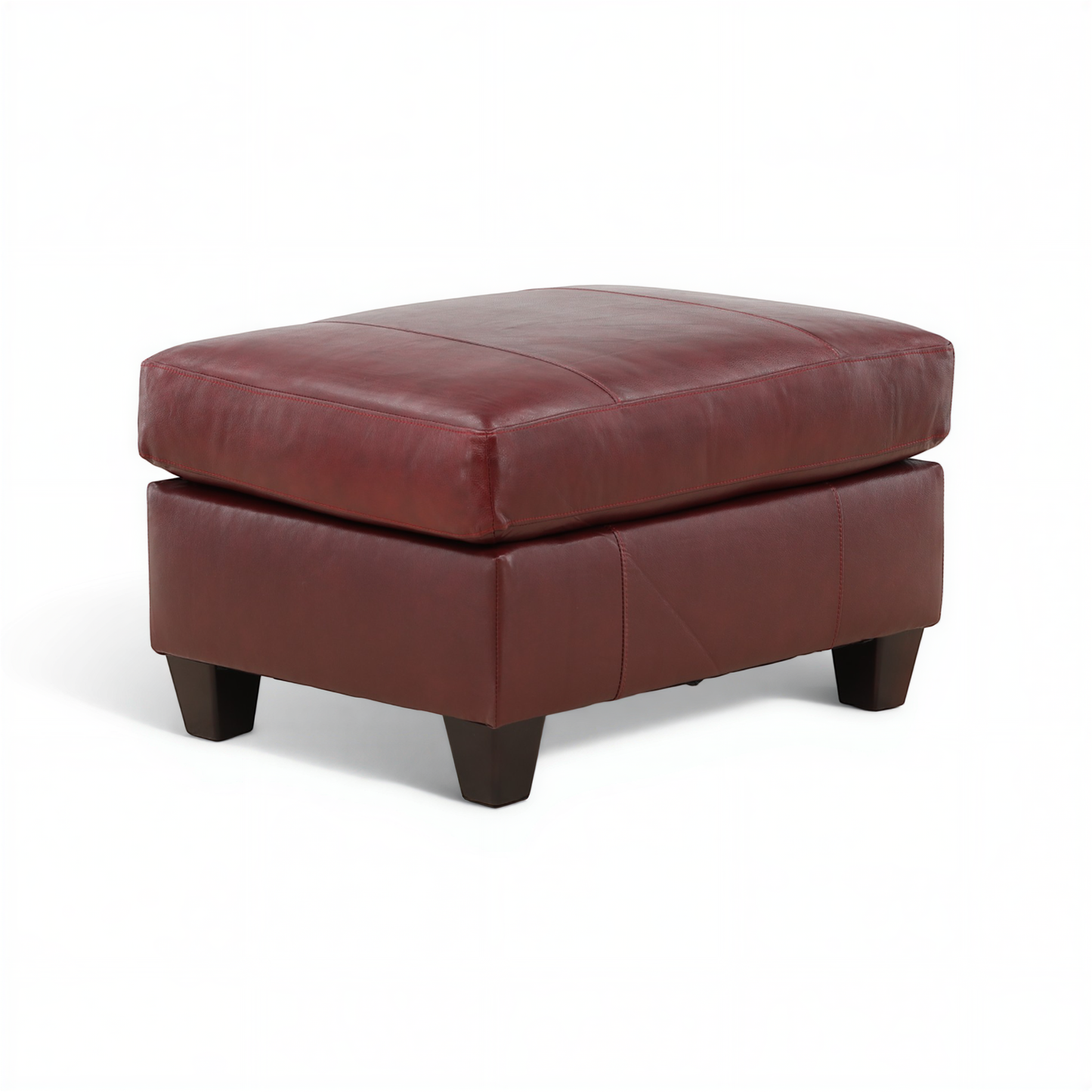 Marcellus Leather Ottoman