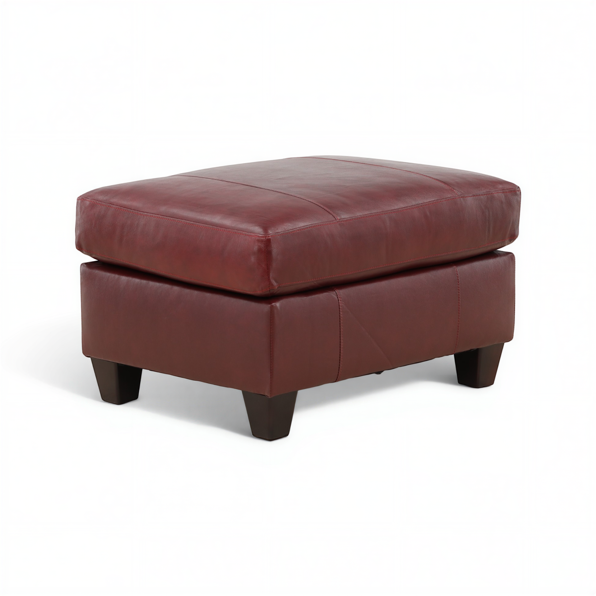 Marcellus Leather Ottoman
