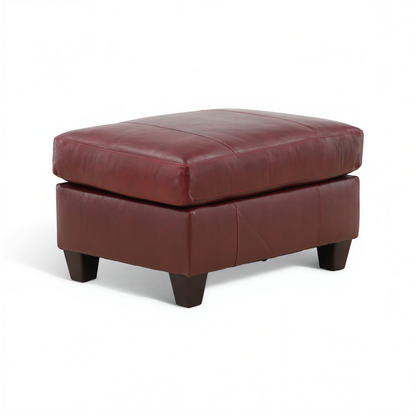 Marcellus Leather Ottoman