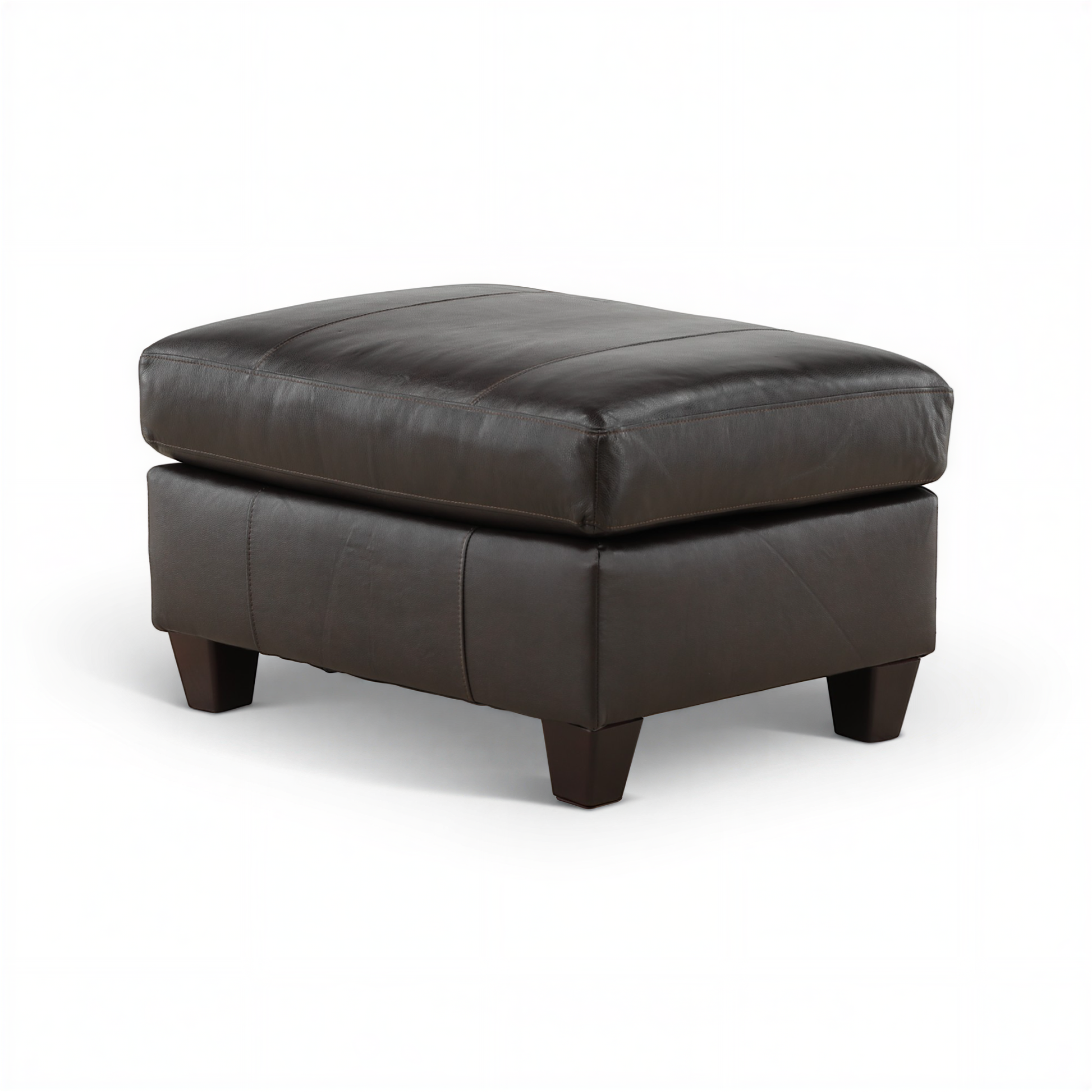 Marcellus Leather Ottoman