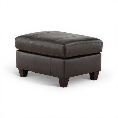 Marcellus Leather Ottoman