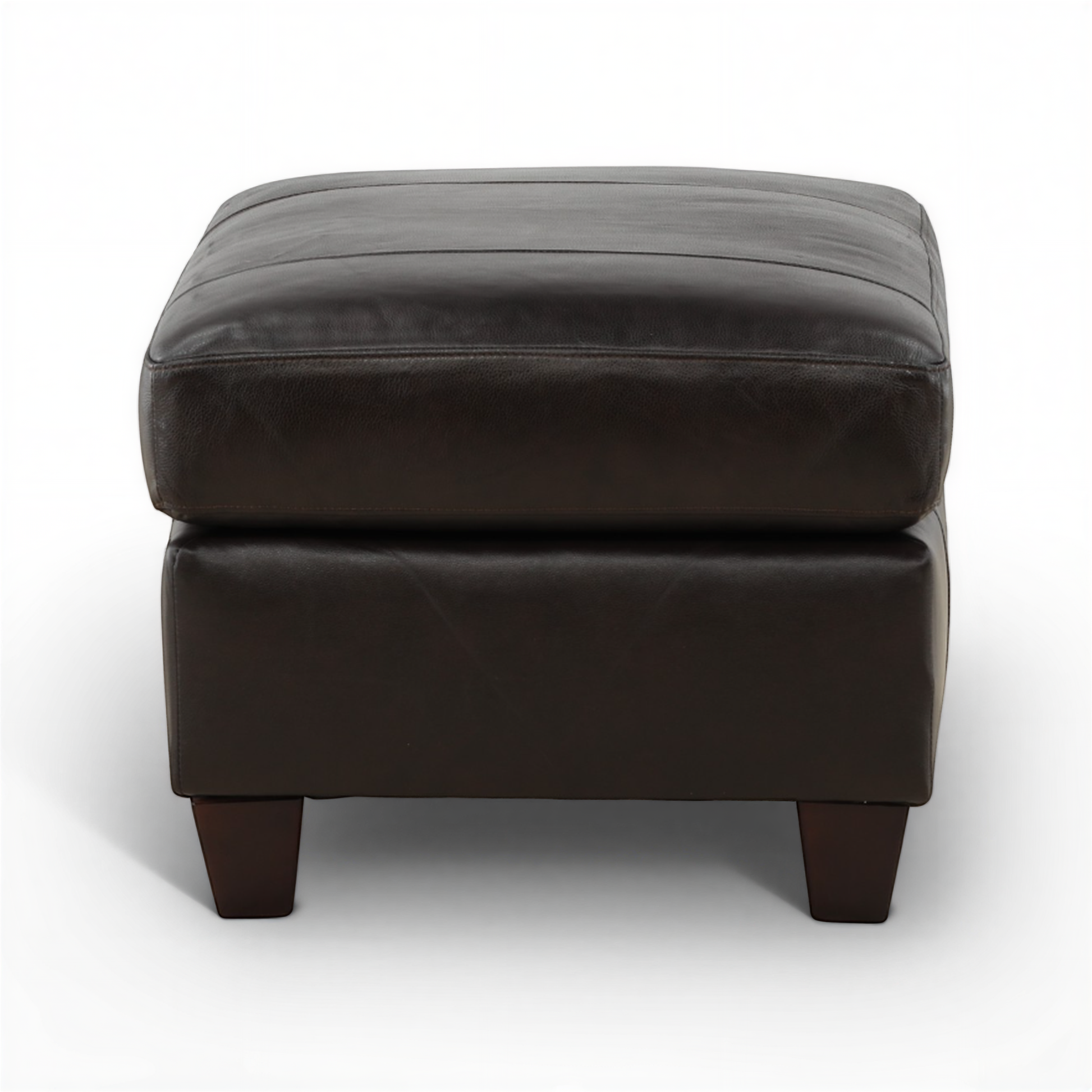 Marcellus Leather Ottoman