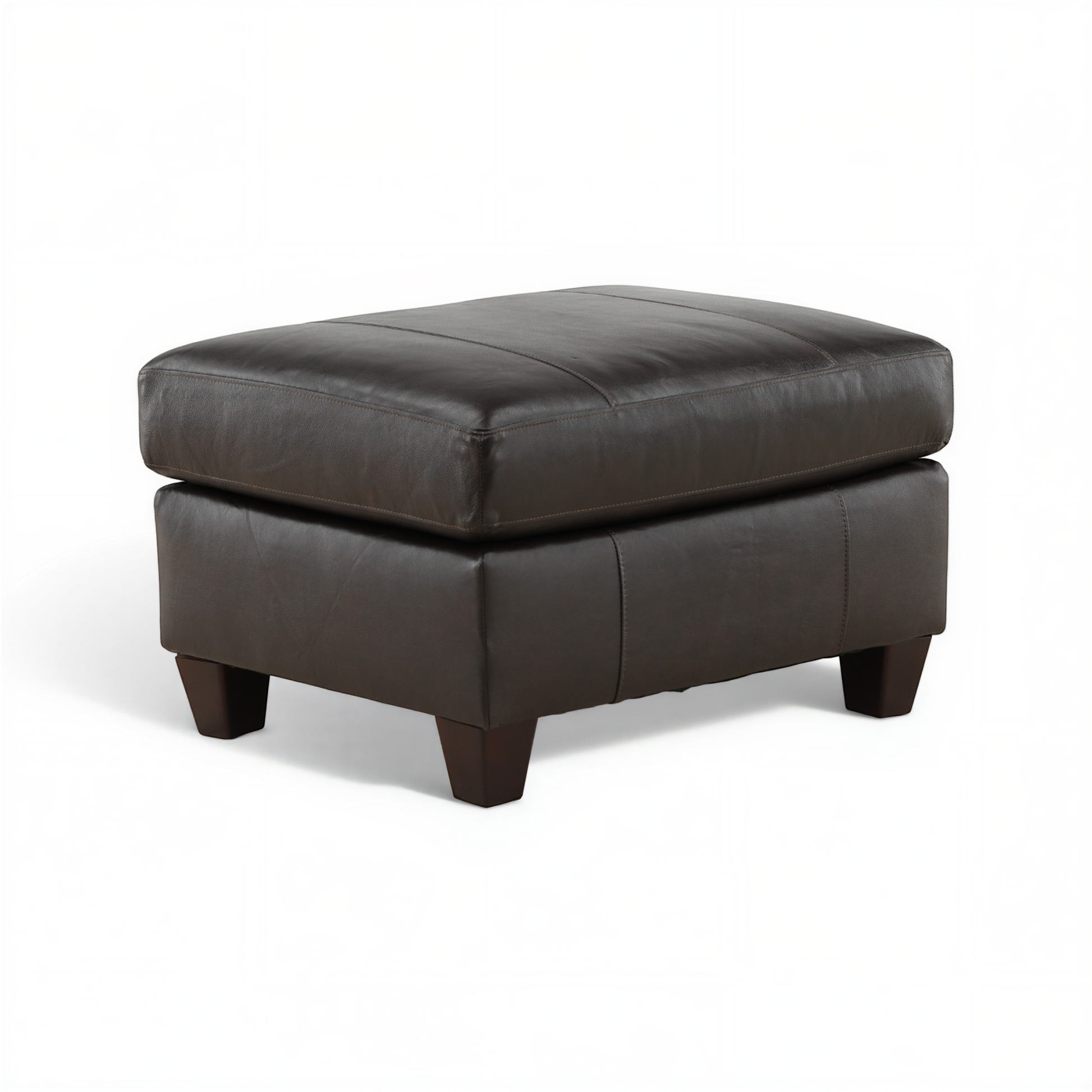 Marcellus Leather Ottoman