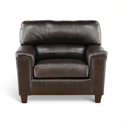 Marcellus Leather Chair Bark