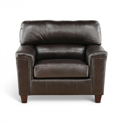 Marcellus Leather Chair Bark