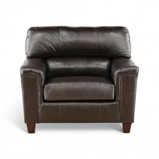 Marcellus Leather Chair Bark