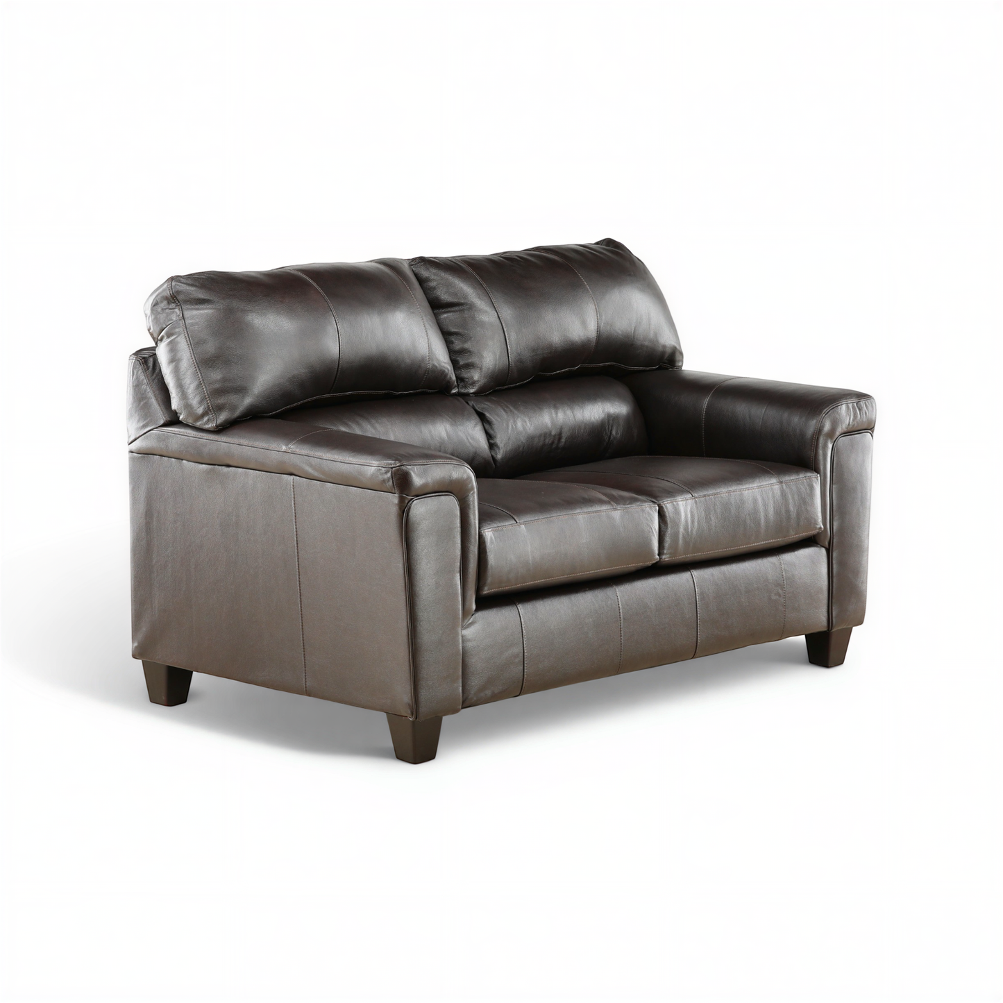 Marcellus Leather loveseat
