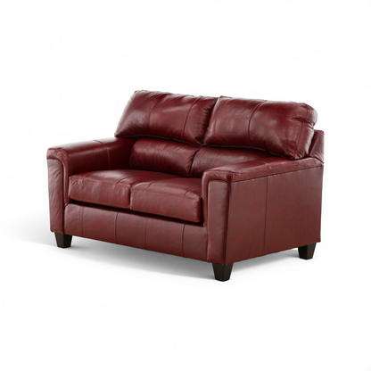 Marcellus Leather loveseat