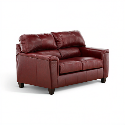 Marcellus Leather loveseat