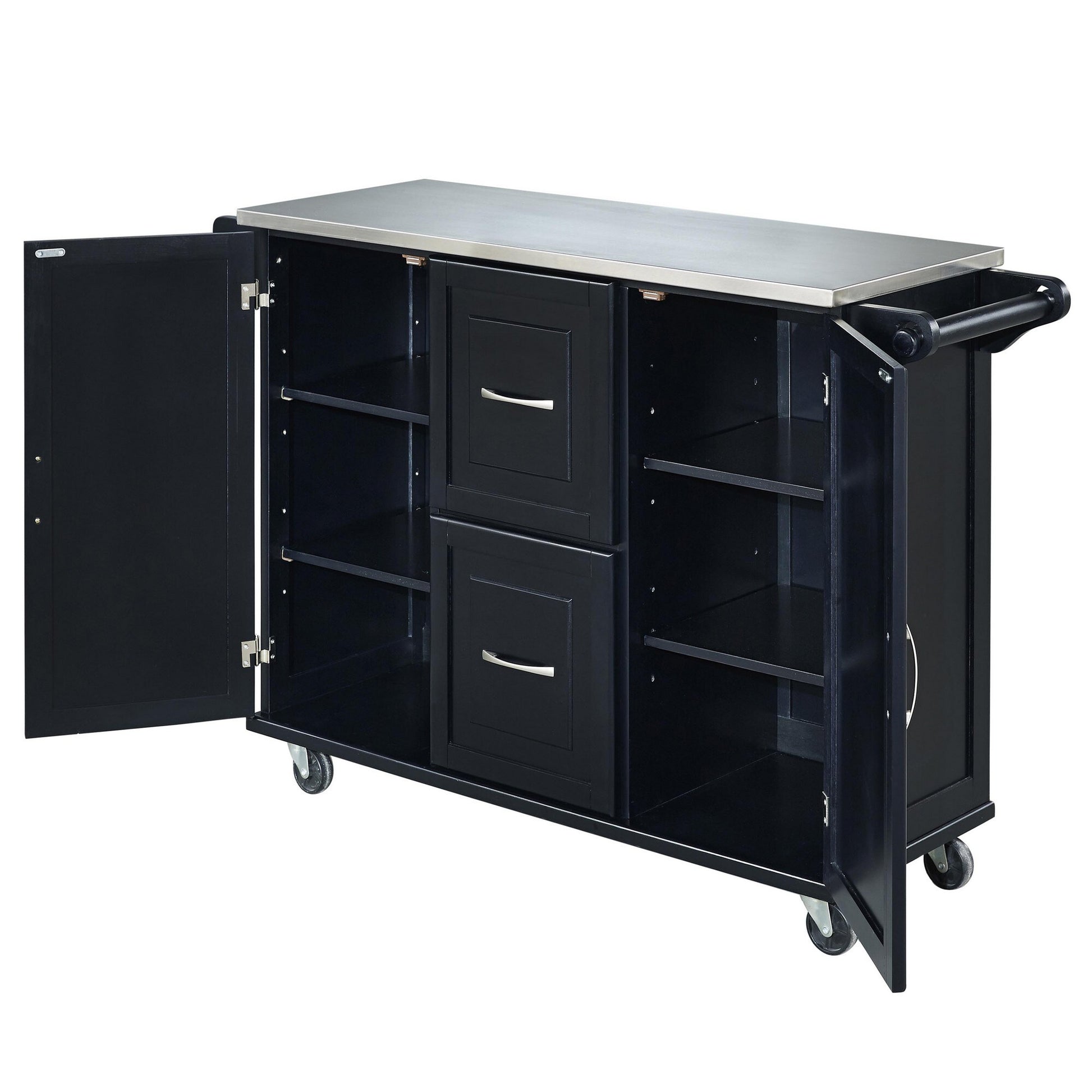 Dolly Madison 2 Drawer Kitchen Cart