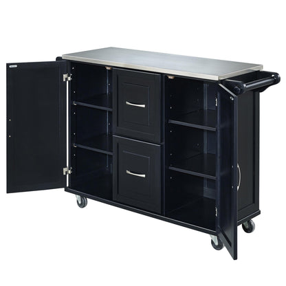 Dolly Madison 2 Drawer Kitchen Cart