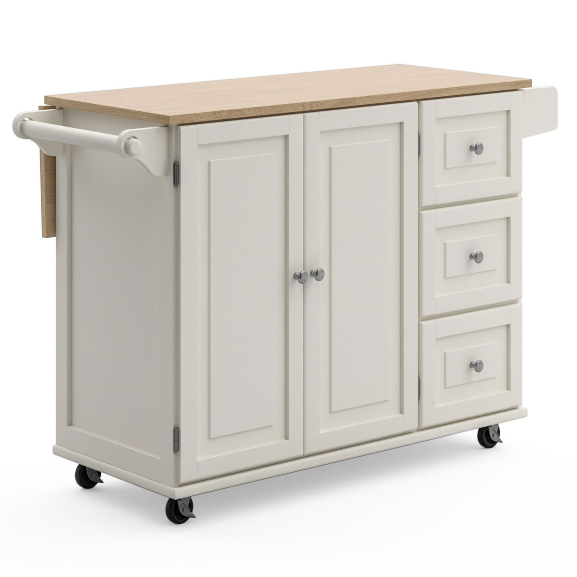 Dolly Madison 3 Drawer Kitchen Cart
