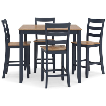 Gesthaven 5-Piece Counter Height Dining Set