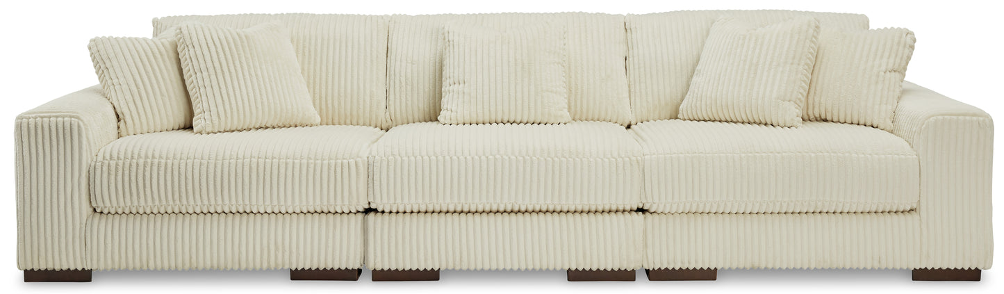 Lindyn 3-Piece Sectional Sofa Ivory