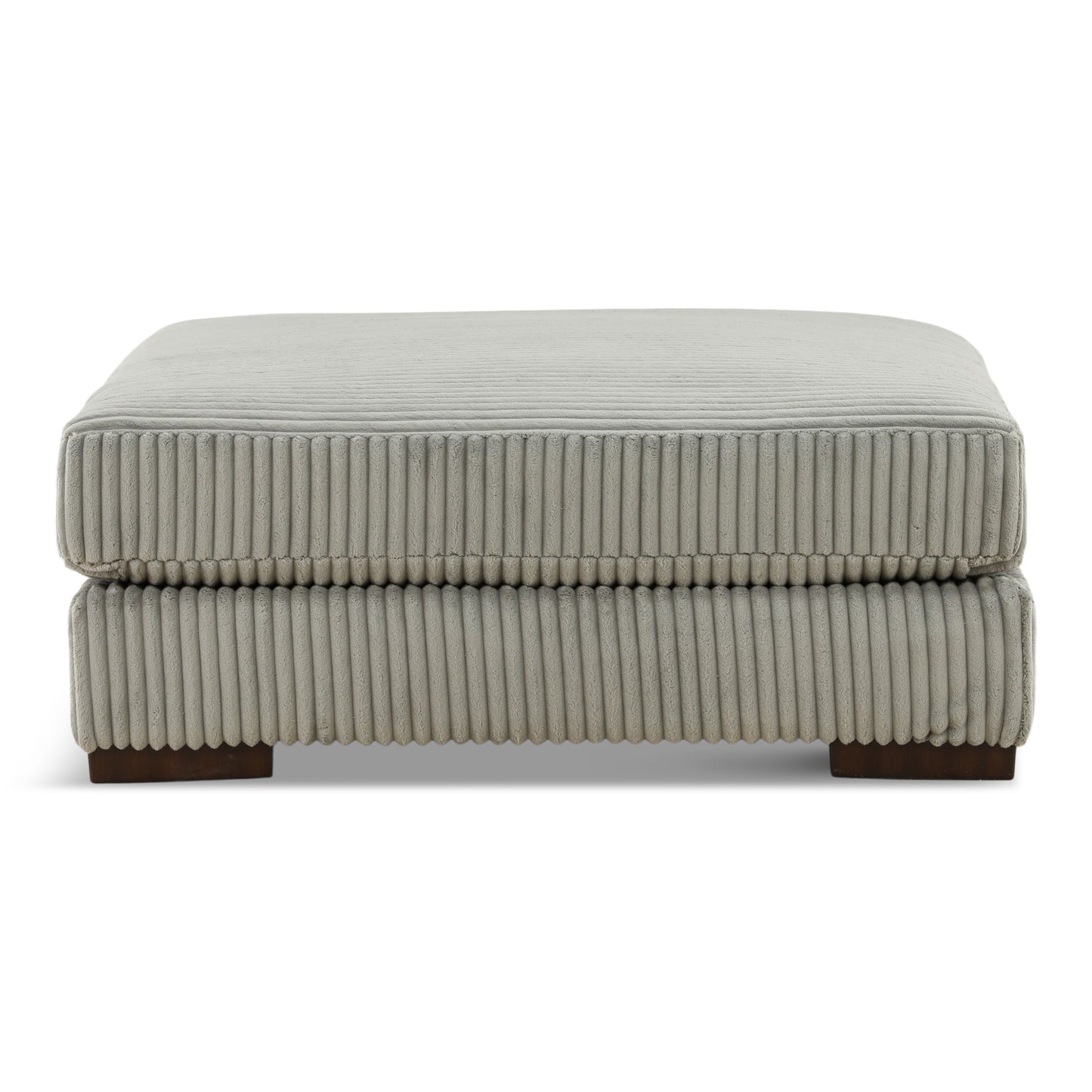 Lindyn Oversized Accent Ottoman Fog