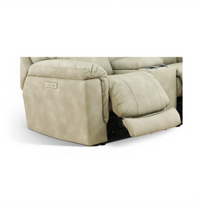 Gale Triple Power Reclining Console Loveseat