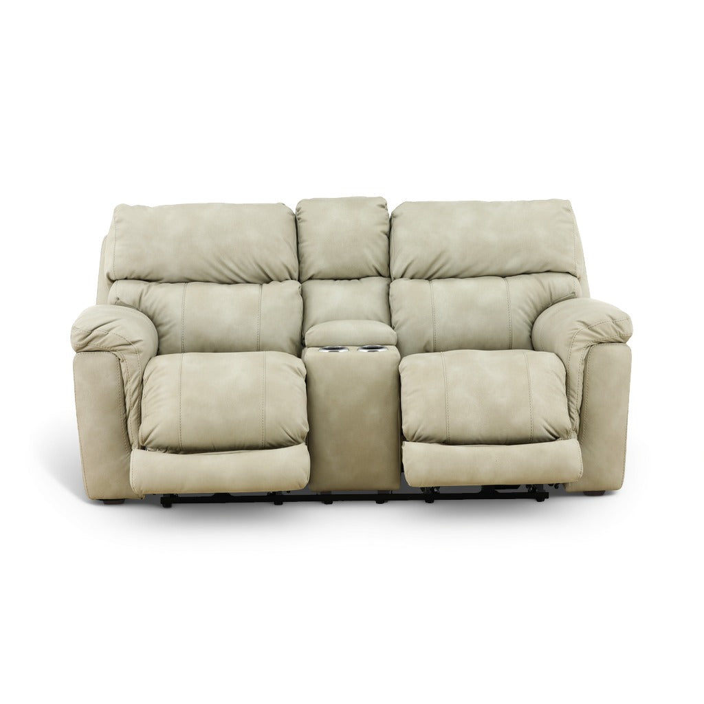 Gale Triple Power Reclining Console Loveseat