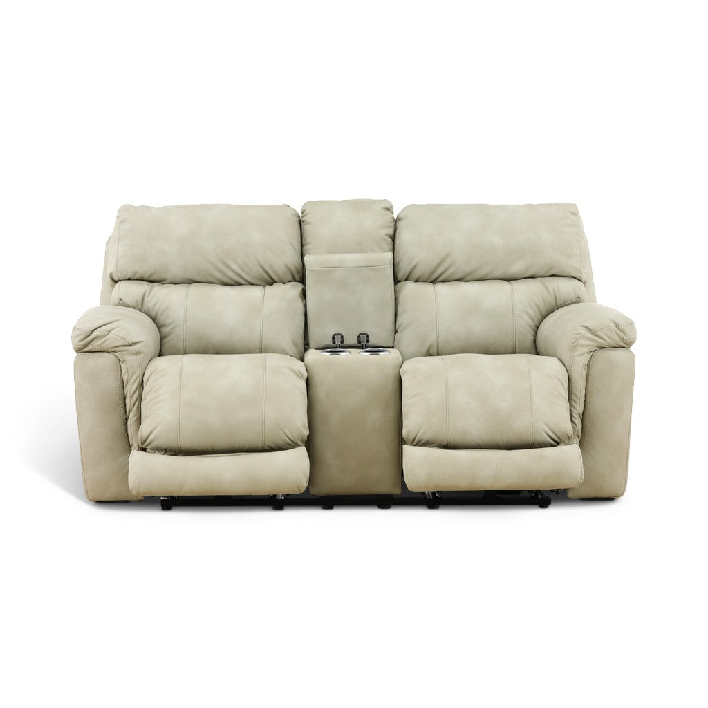 Gale Triple Power Reclining Console Loveseat