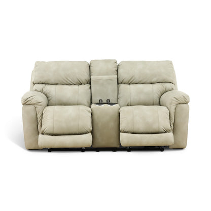 Gale Triple Power Reclining Console Loveseat