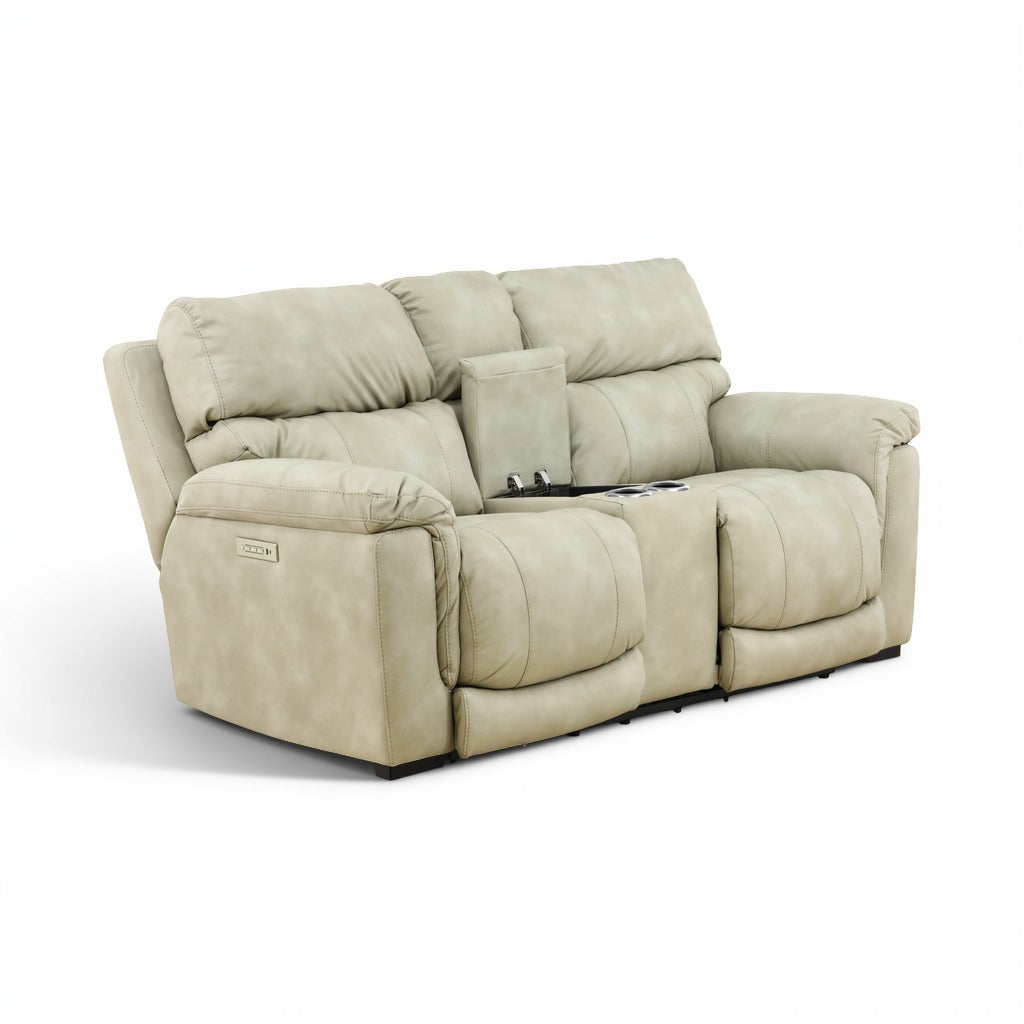 Gale Triple Power Reclining Console Loveseat