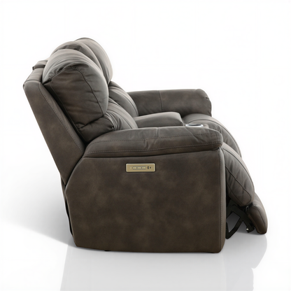Gale Triple Power Reclining Console Loveseat