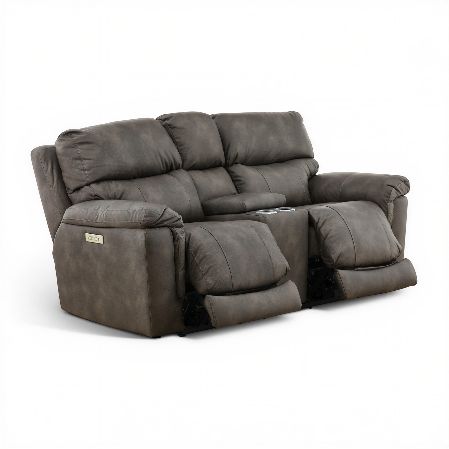 Gale Triple Power Reclining Console Loveseat