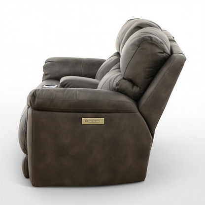 Gale Triple Power Reclining Console Loveseat