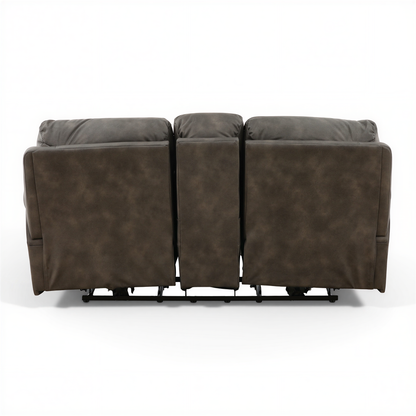 Gale Triple Power Reclining Console Loveseat