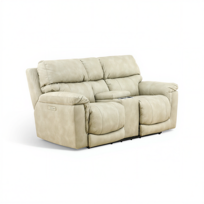 Gale Triple Power Reclining Console Loveseat