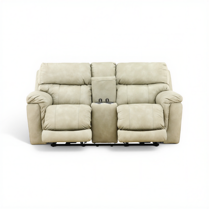 Gale Triple Power Reclining Console Loveseat