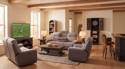 Xander Power Reclining Sofa with Drop-Down Table