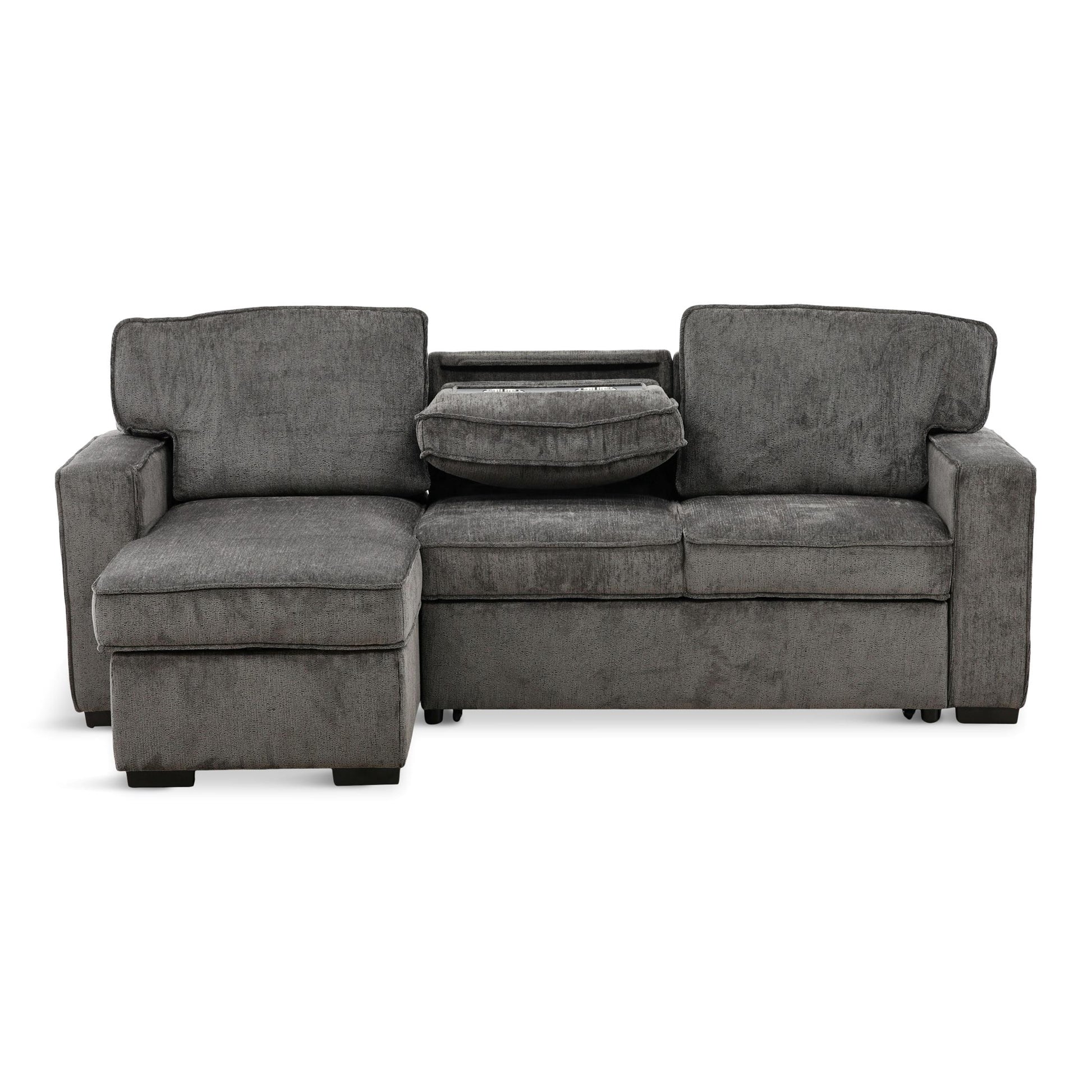 Amir 2-Piece Sectional with Sofa Bed