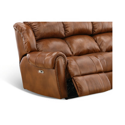 Falynn Leather Power Reclining Sofa