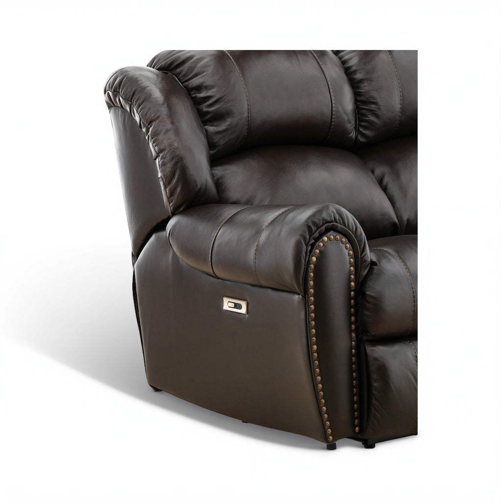 Falynn Leather Power Reclining Sofa