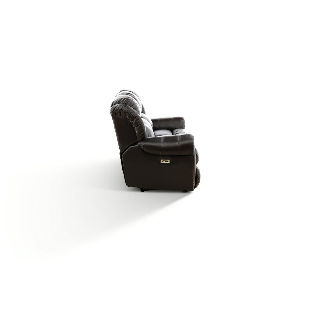Falynn Leather Power Reclining Sofa