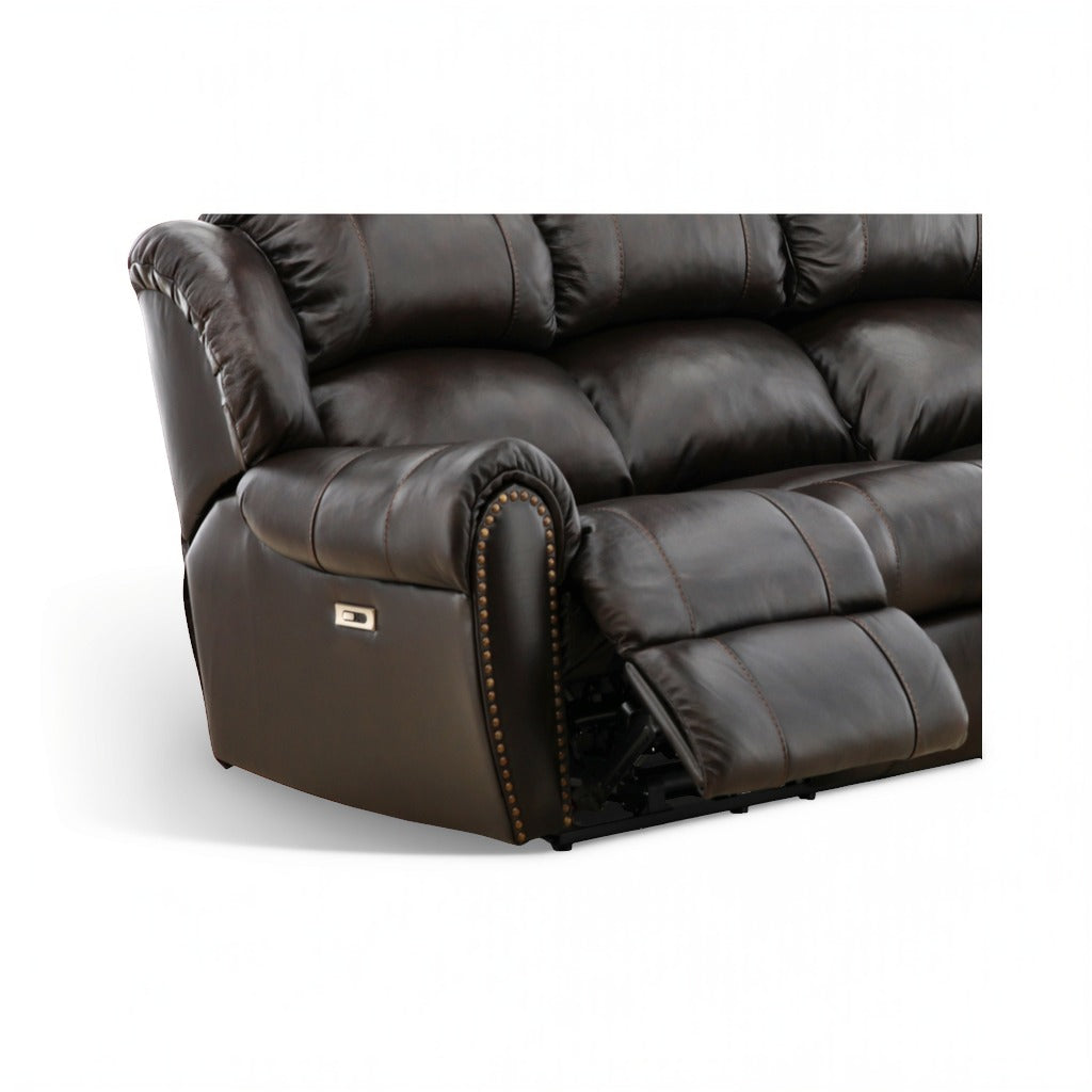 Falynn Leather Power Reclining Sofa