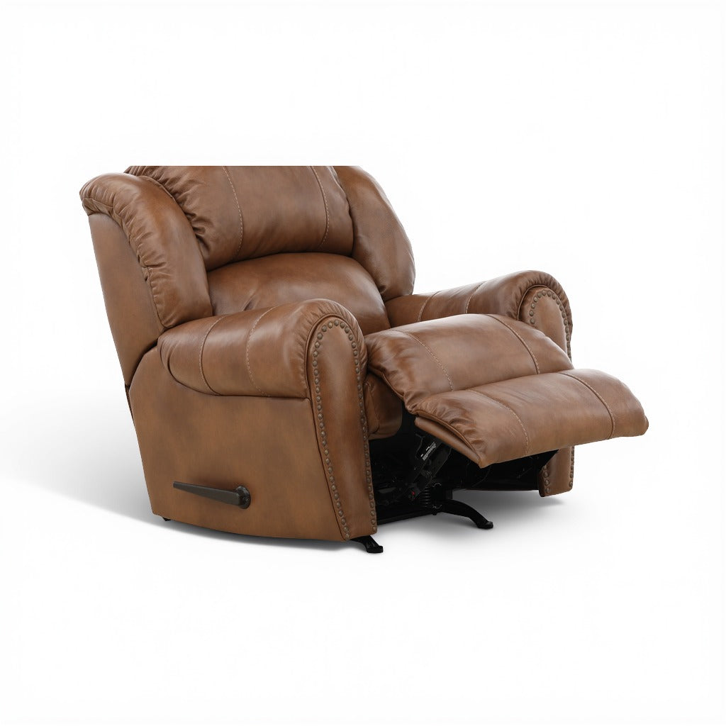Falynn Leather Rocker Recliner