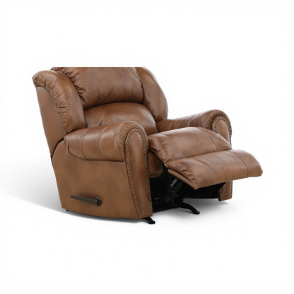 Falynn Leather Rocker Recliner