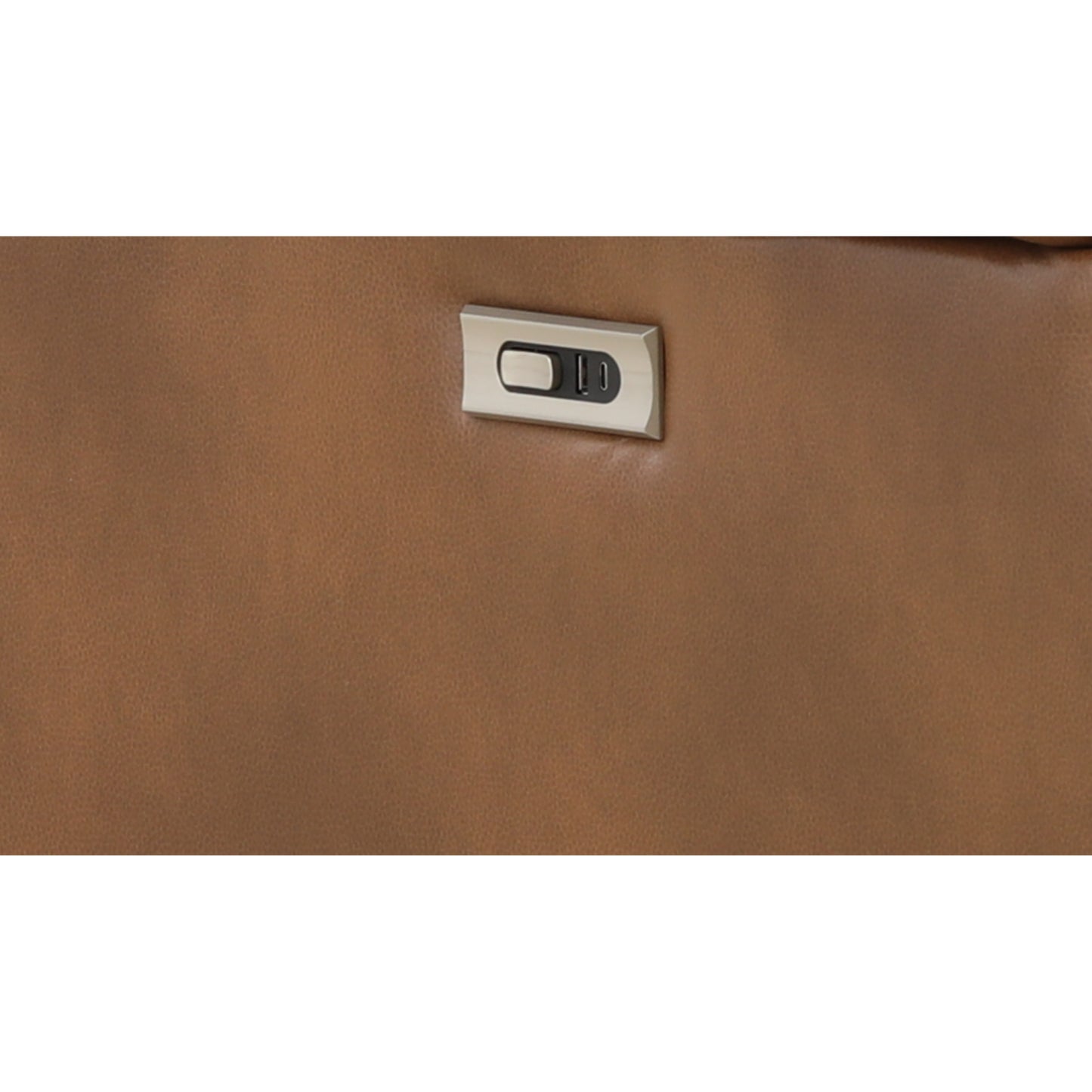 Falynn Leather Power Rocker Recliner