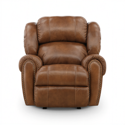 Falynn Leather Power Rocker Recliner