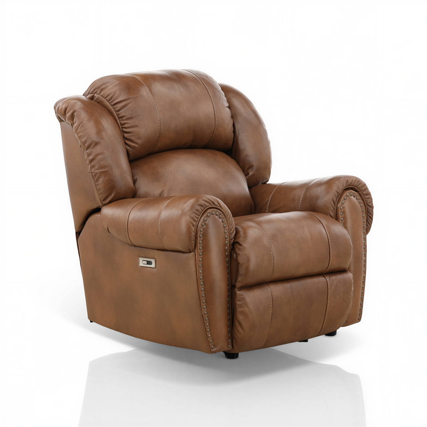 Falynn Leather Power Rocker Recliner