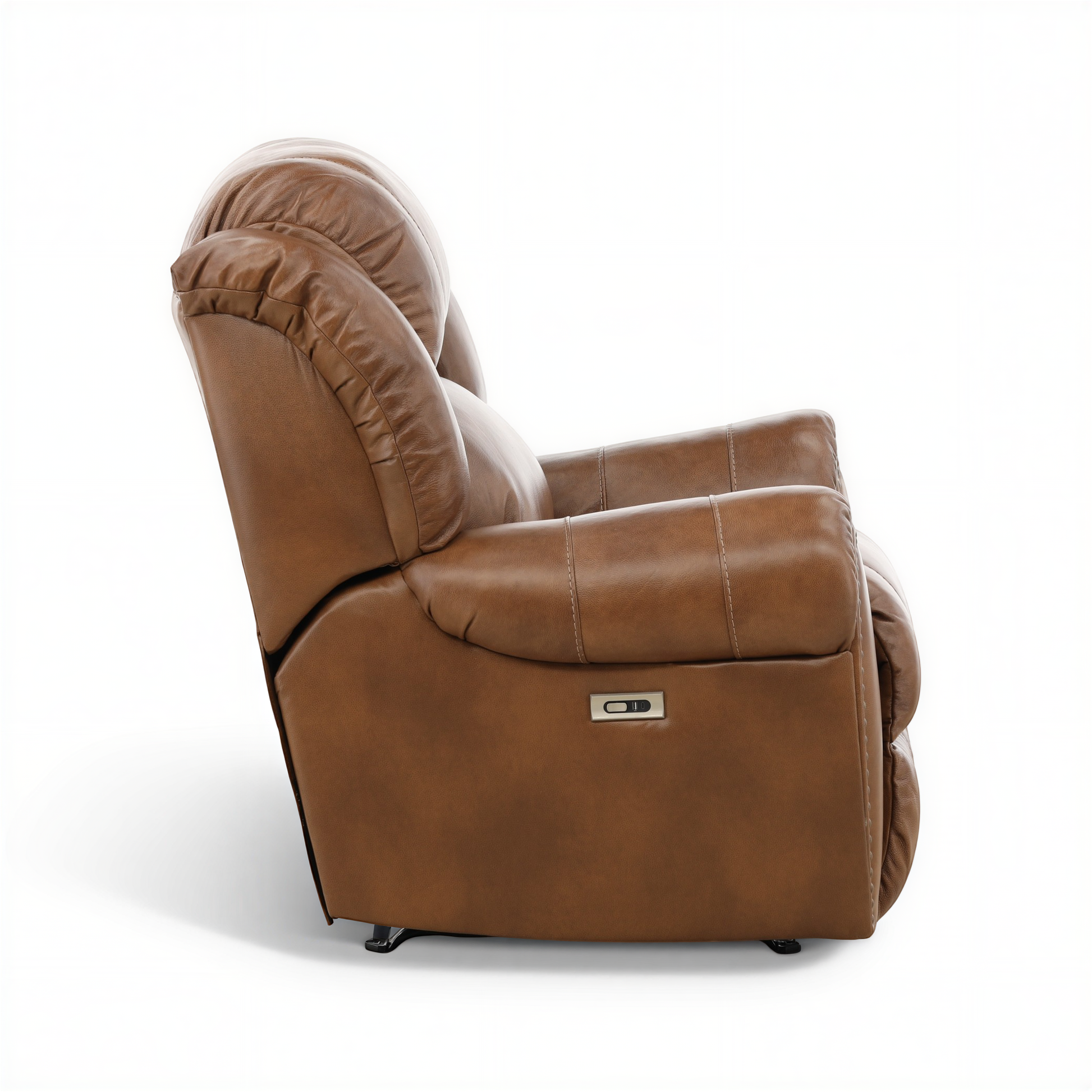 Falynn Leather Power Rocker Recliner