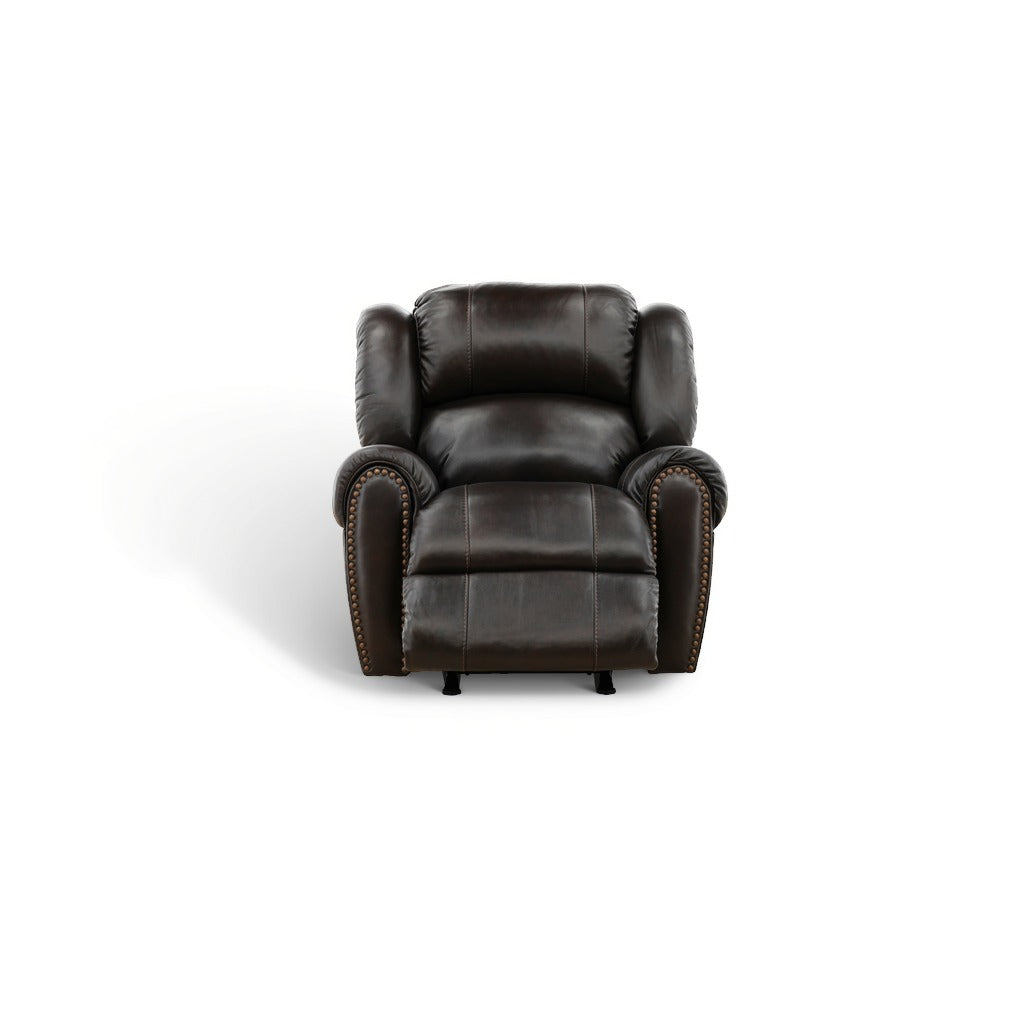 Falynn Leather Power Rocker Recliner
